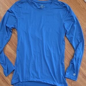 Med Couture Blue Long Sleeve Tee